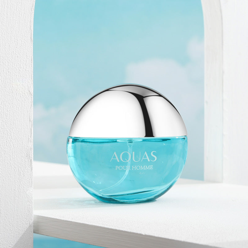 Live broadcast of the hot-selling WARMKISS blue men's perfume ocean fragrance long-lasting fresh cologne cross-border supply
