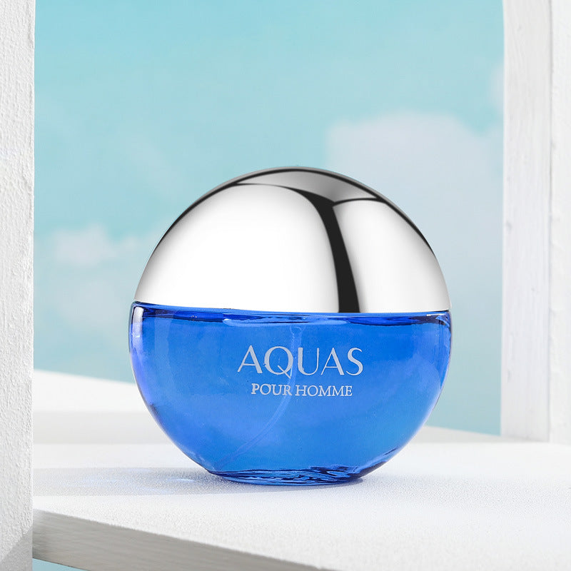 Live broadcast of the hot-selling WARMKISS blue men's perfume ocean fragrance long-lasting fresh cologne cross-border supply