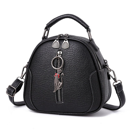 2024 autumn and winter fashion new women's shoulder bag cute pendant handbag messenger bag trendy women's bag one piece 