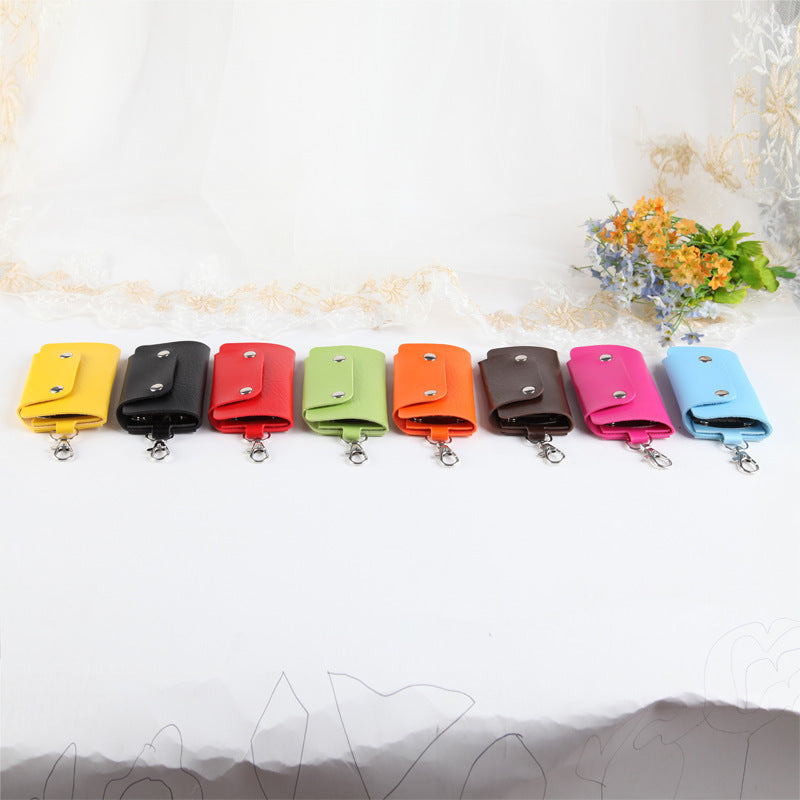 Double buckle key bag wholesale custom bank enterprise shopping mall gift key chain promotional gifts make advertising 