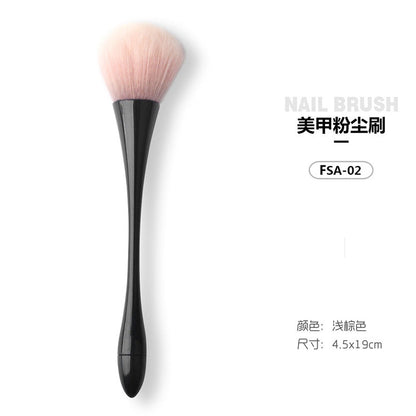 Cross-border nail art dust brush small waist makeup brush net red brush nail art brush dust brush blush brush loose powder brush wholesale