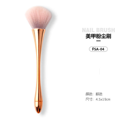 Cross-border nail art dust brush small waist makeup brush net red brush nail art brush dust brush blush brush loose powder brush wholesale