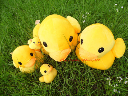 Hong Kong Big Yellow Duck Plush Toy Doll Pillow Cushion Children's Toy Gift Generation Small Doll Gift