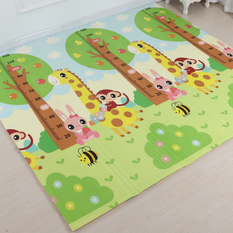 Cross-border baby crawling mat xpe folding baby cartoon game mat living room bedroom thickened crawling mat 