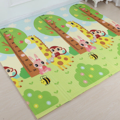 Cross-border baby crawling mat xpe folding baby cartoon game mat living room bedroom thickened crawling mat 