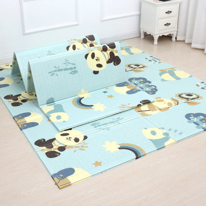 Manufacturers wholesale xpe crawling mat double-sided cartoon game mat home living room thick folding baby crawling mat 