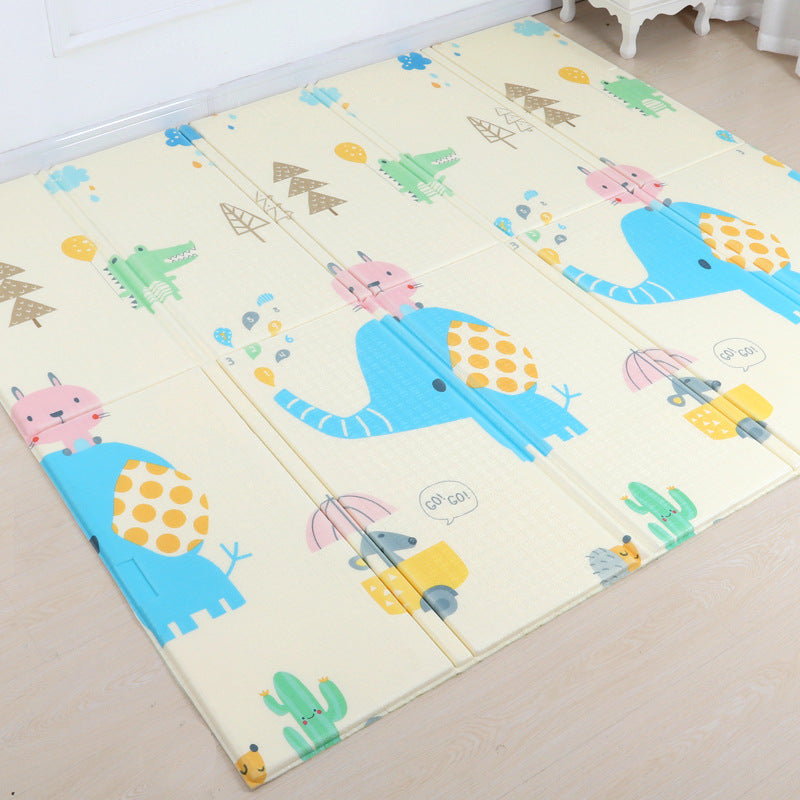 Cross-border baby crawling mat xpe folding baby cartoon game mat living room bedroom thickened crawling mat 