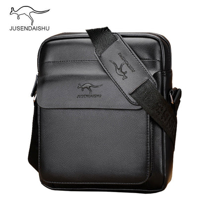 Jusen Kangaroo Men's Bag Messenger Bag Men's Small Bag Bag Men's Bag Shoulder Bag Casual Mini Backpack Factory លក់ផ្ទាល់ 