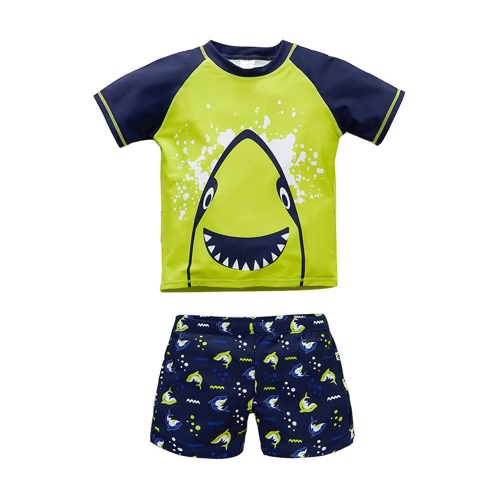 Children's swimsuit split 2024 summer new shark large and medium-sized children's hot spring swimsuit boy baby swimsuit wholesale