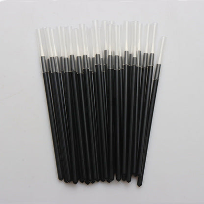 Wholesale eyeliner brush nylon head eyeliner brush fine capped eyeliner brush portable yellow head white head brush