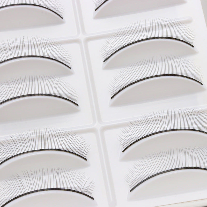 Wholesale grafting practice eyelashes beginner practice ten pairs of false eyelashes beginner model head practice false eyelashes