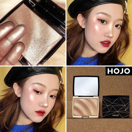 Makeup HOJO manufacturer wave powder three-dimensional highlight skin brightening face brightening shadow nose shadow contour powder wholesale cross-border 