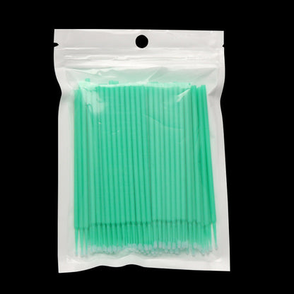 Wholesale grafting eyelash removal cotton swabs cosmetic cleaning cotton swabs cleaning cotton swab sticks multi-color bag 100 pcs