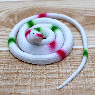 Rubber Snake 75cm Toy Snake Hot Selling Simulation Tricky Scary Toy Creative Soft Rubber Snake Toy Lizard