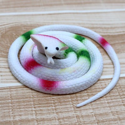 Rubber Snake 75cm Toy Snake Hot Selling Simulation Tricky Scary Toy Creative Soft Rubber Snake Toy Lizard