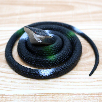 Rubber Snake 75cm Toy Snake Hot Selling Simulation Tricky Scary Toy Creative Soft Rubber Snake Toy Lizard