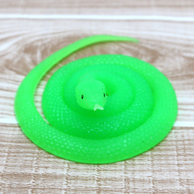 Rubber Snake 75cm Toy Snake Hot Selling Simulation Tricky Scary Toy Creative Soft Rubber Snake Toy Lizard