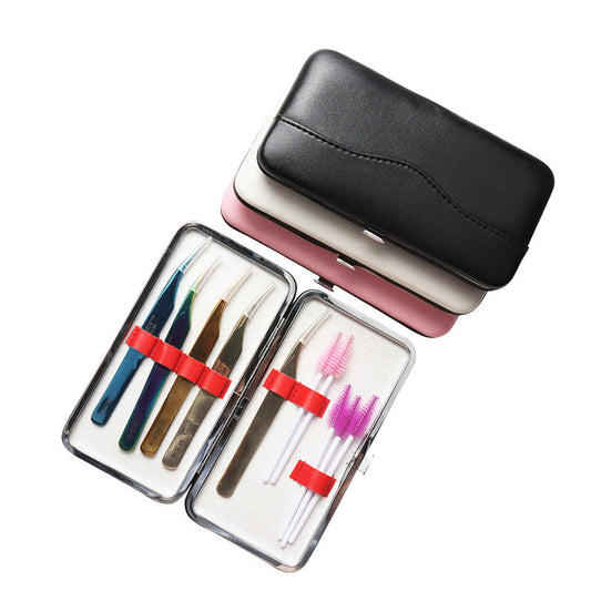 Wholesale eyelash extension tweezers storage bag for eyelash extension products, special tool kit with various colors available