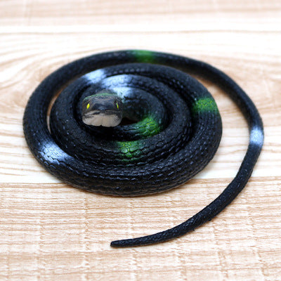 Rubber snake 75cm toy snake hot sale simulation tricky scary toy creative soft rubber snake stall toy lizard