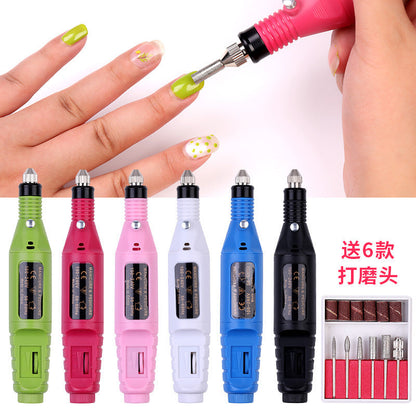 ប៉ូលាក្រចក mini electric nail polishing machine