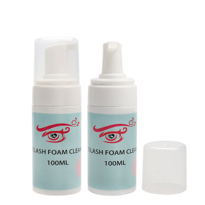 Wholesale eyelash cleaning foam eyelash cleaning mousse 100ml to remove grease and dirt cleaning SPA