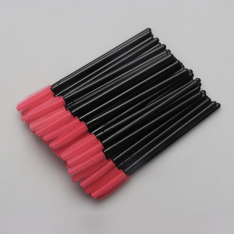 Wholesale makeup brush colored silicone eyelash brush tower type portable grafting eyelash curler wholesale makeup eyelash comb