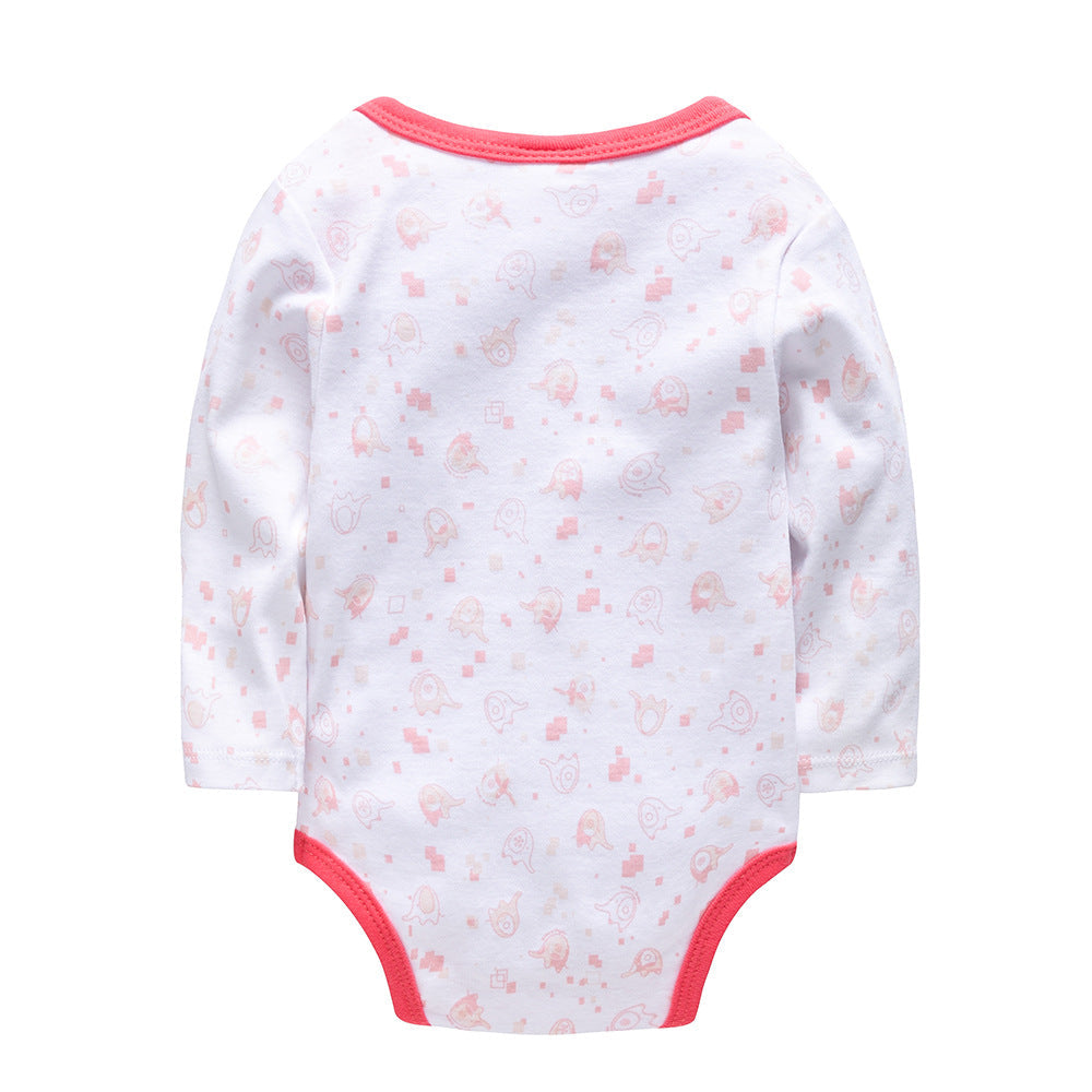 Newborn baby romper 6 piece set long sleeve 2024 autumn baby clothes baby jumpsuit cross-border manufacturers 