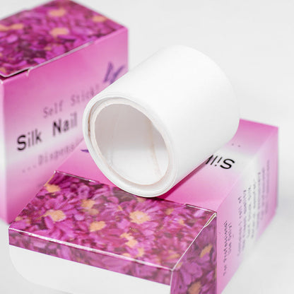 Nail Art Silk Protective Tape រមូរតូច 1 ម៉ែត្រ ស្ទីកគ័រក្រចក ស្ទីកគ័រការពារក្រចក