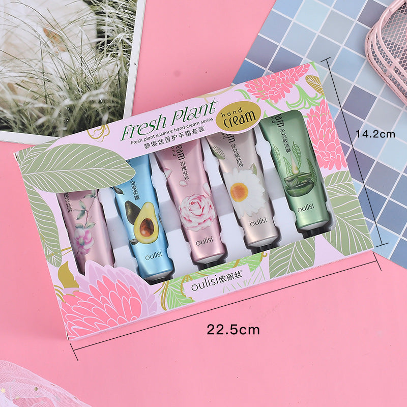 Olis floral hand cream gift box moisturizing and anti-drying set gift box gift box gift set