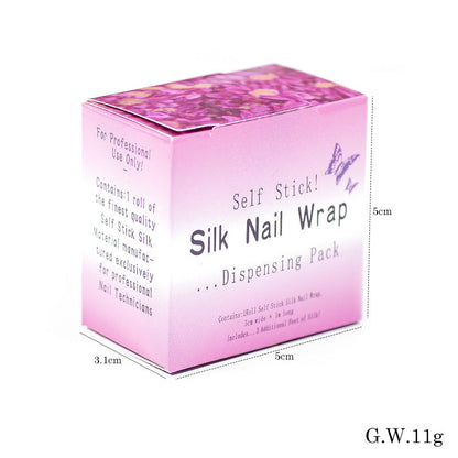 Nail Art Silk Protective Tape រមូរតូច 1 ម៉ែត្រ ស្ទីកគ័រក្រចក ស្ទីកគ័រការពារក្រចក