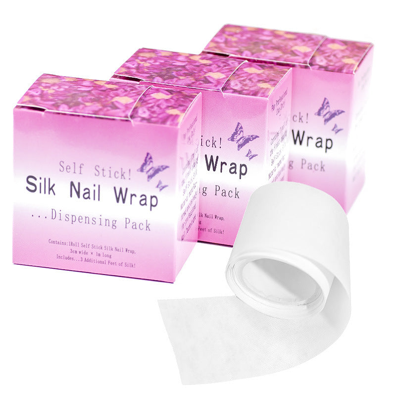 Nail Art Silk Protective Tape រមូរតូច 1 ម៉ែត្រ ស្ទីកគ័រក្រចក ស្ទីកគ័រការពារក្រចក