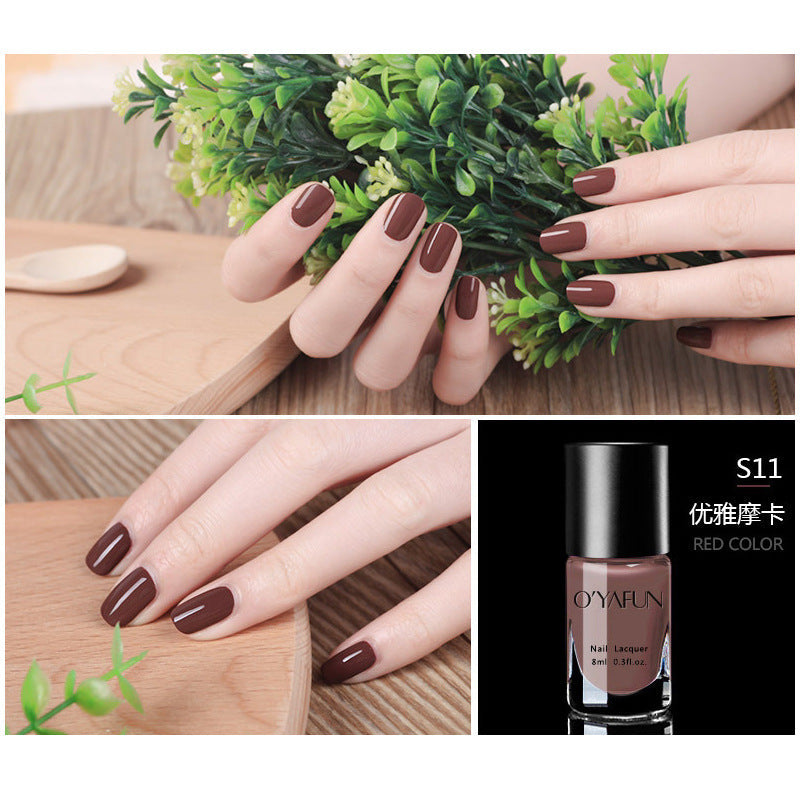 Nail polish no baking quick drying long-lasting tearable water-based nail polish peelable quick drying nail care nail polish wholesale