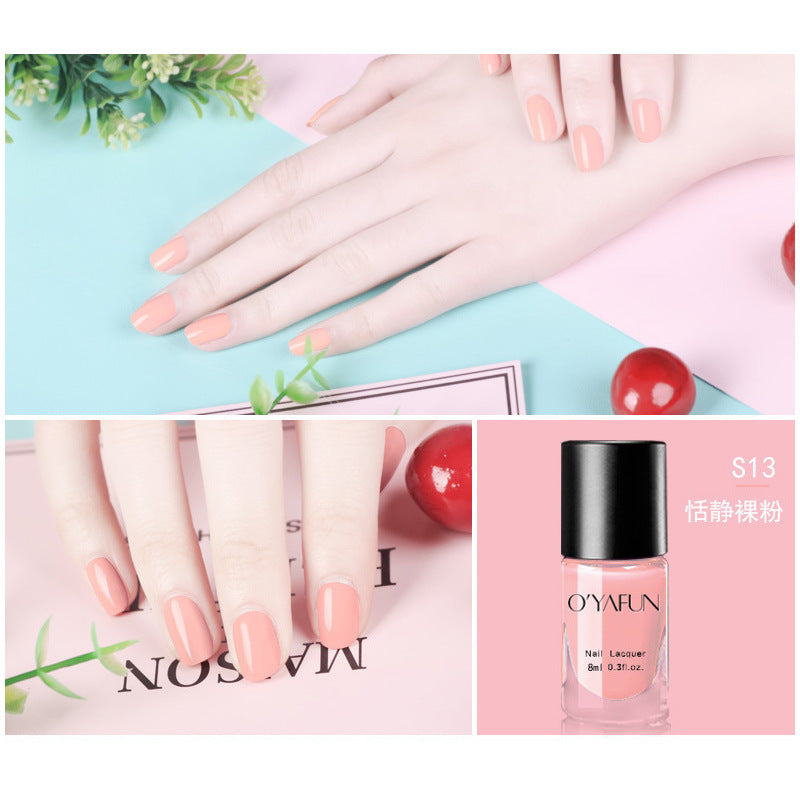 Nail polish no baking quick drying long-lasting tearable water-based nail polish peelable quick drying nail care nail polish wholesale