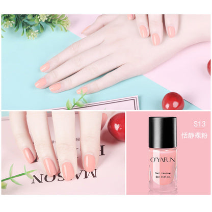 Nail polish no baking quick drying long-lasting tearable water-based nail polish peelable quick drying nail care nail polish wholesale