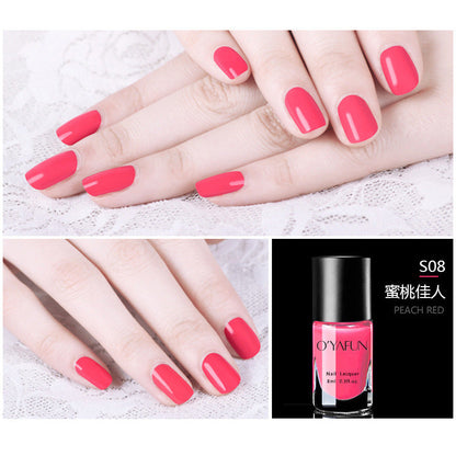 Nail polish no baking quick drying long-lasting tearable water-based nail polish peelable quick drying nail care nail polish wholesale