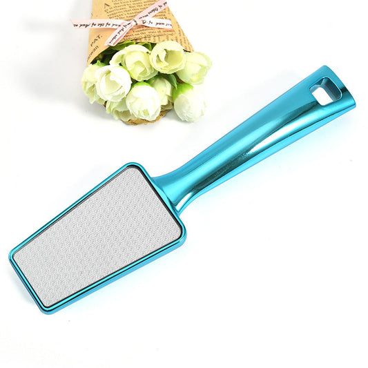 Manufacturers wholesale hand-held square foot file stainless steel foot file pedicure foot file foot file to remove dead skin