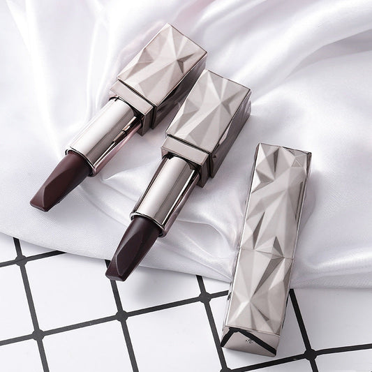 Angel's Temptation Black Diamond Rich Tri-color Lipstick Matte Rotten Tomatoes Lipstick One 3-color Douyin Same Style