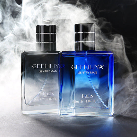 Gefelia Gentleman Men's Perfume Azure Wilderness 55ml Spray Lasting Light Fragrance Cross-border Explosive Manufacturer Wholesale 