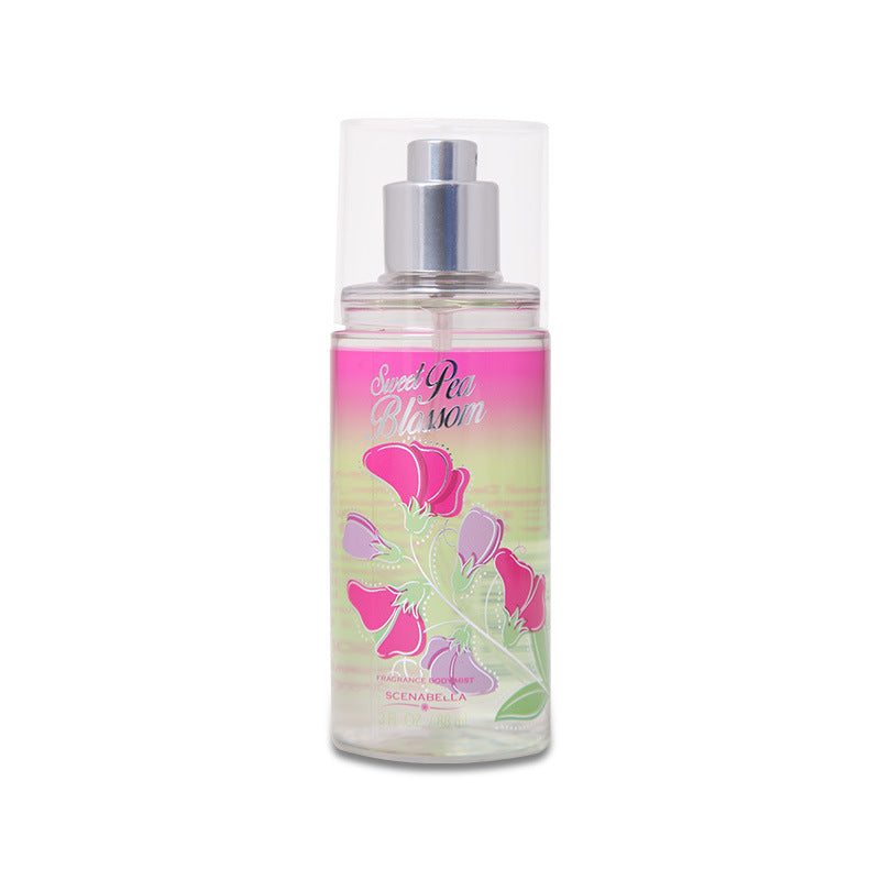 Cross-border ladies body spray wholesale foreign trade portable quicksand ladies perfume long-lasting fragrance body spray 88ml 