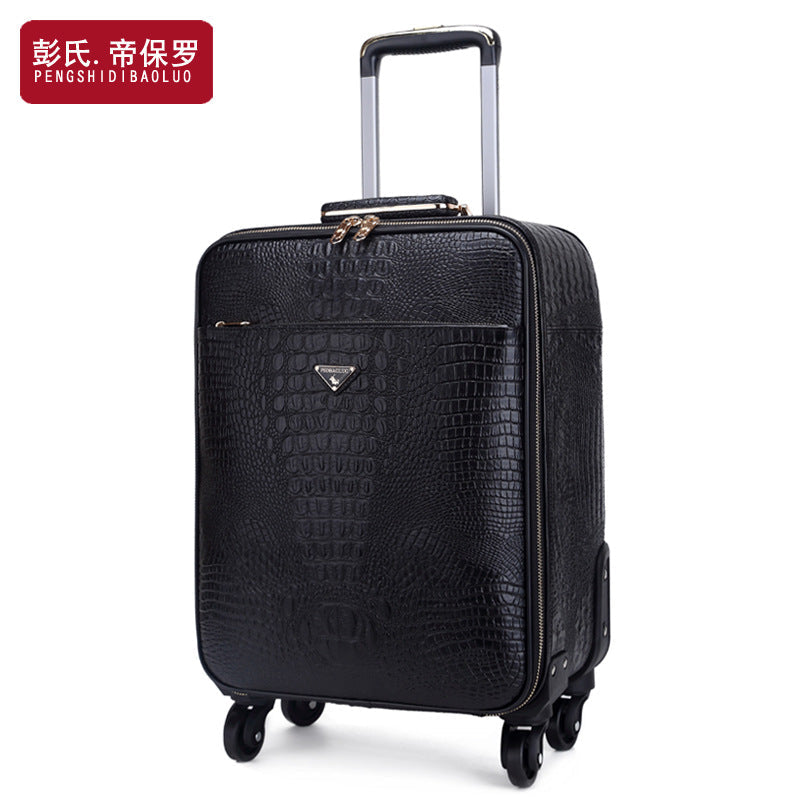 Paul Luggage Factory Case Trolley Leather ពិតៗ វ៉ាលីកង់ជាសាកល កាបូបស្ពាយ ខោជើងវែង ខោខូវប៊យ One Piece Dropshipping 