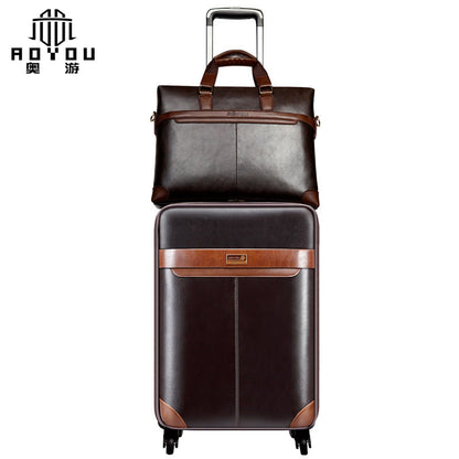 Company gift spot business trip suitcase mother box trolley case men's suitcase universal wheel business suitcase men