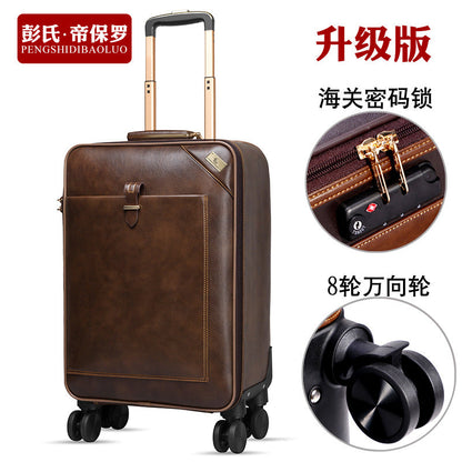 Peng's Di Paul suitcase case trolley case men's universal wheel វ៉ាលី 20-inch business boarding case វ៉ាលី 24-inch របស់ស្ត្រី 