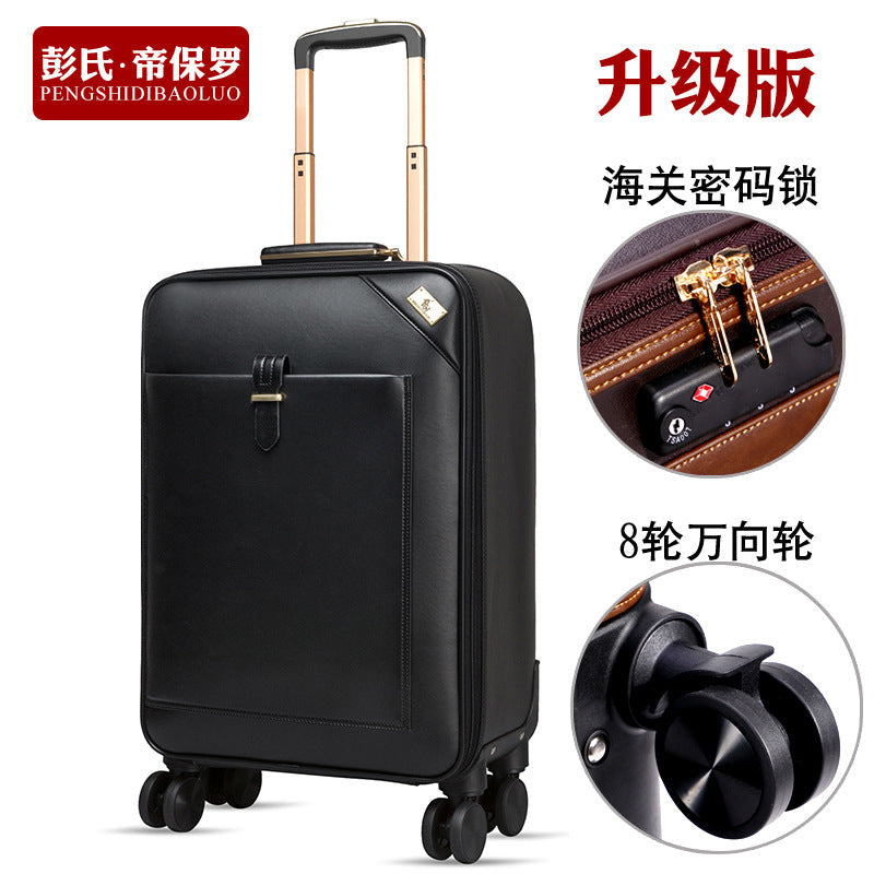 Peng's Di Paul suitcase case trolley case men's universal wheel វ៉ាលី 20-inch business boarding case វ៉ាលី 24-inch របស់ស្ត្រី 