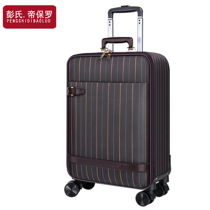 Guangzhou factory direct supply Paul vertical stripes Oxford cloth suitcase cabin suitcase suitcase luggage password box