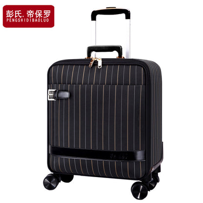 Guangzhou factory direct supply Paul vertical stripes Oxford cloth suitcase cabin suitcase suitcase luggage password box