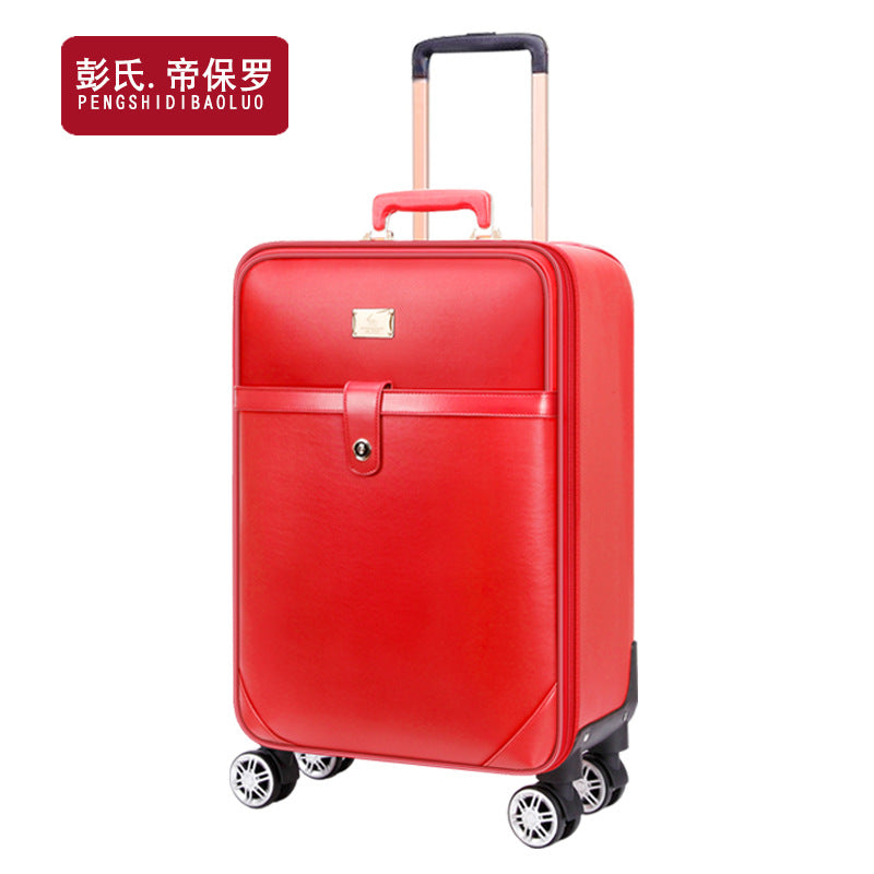 Factory direct sales business suitcase business trip trolley case men's suitcase company gift custom suitcase leather suitcase