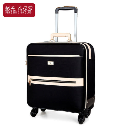 Paul Business Oxford Cloth Suitcase Trolley Case Men's Universal Wheel Boarding Bags Women's Canvas Suitcase 