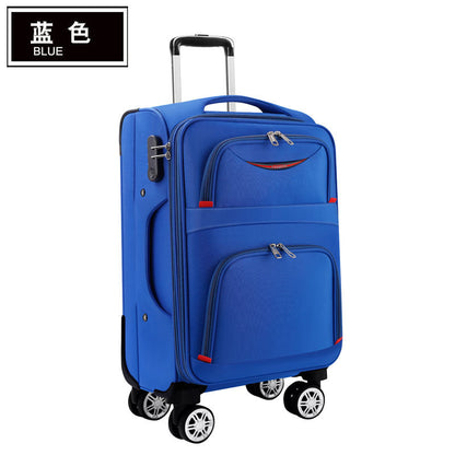 Factory direct supply Oxford cloth trolley case canvas suitcase travel case men's trolley case universal wheel men's luggage 