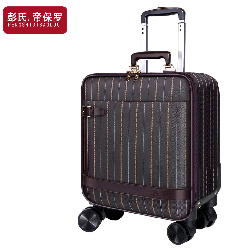 Guangzhou factory direct supply Paul vertical stripes Oxford cloth suitcase cabin suitcase suitcase luggage password box