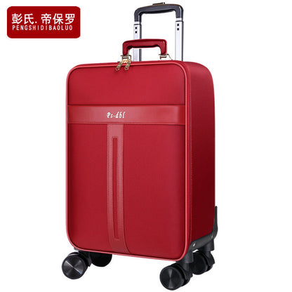 Paul trolley case universal wheel Oxford cloth suitcase men's suitcase women's boarding case 16 inch password bag 20 inch